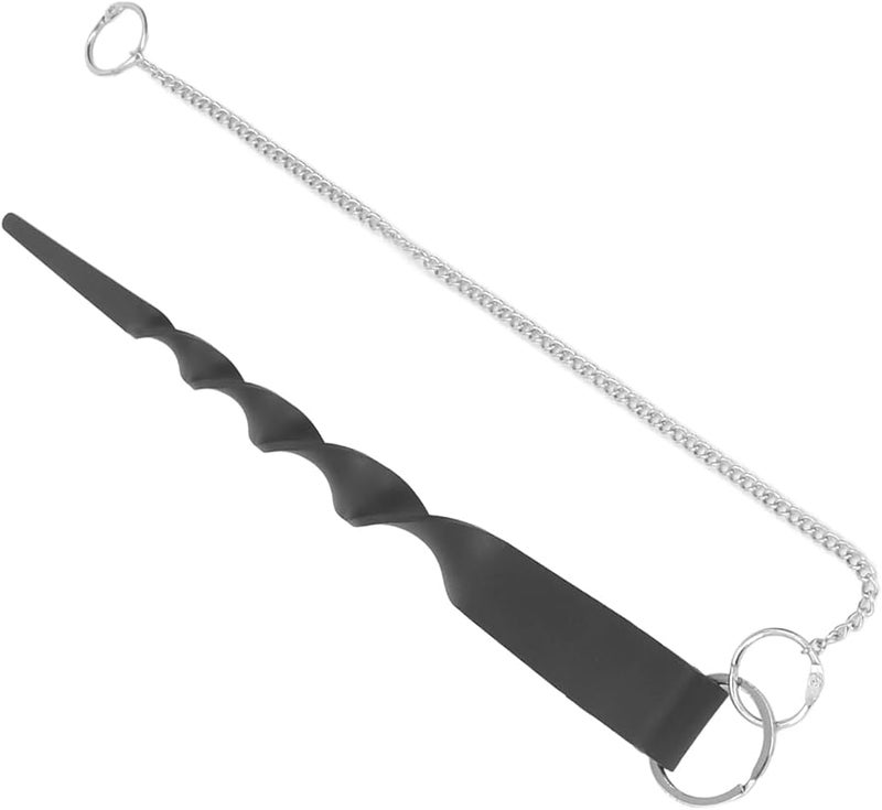 سلسلة مطر من الفولاذ المقاوم للصدأ مطلي بالبودرة 12 بوصة حلزونية 17 بوصة سلسلة حديقة مزاريب مقاومة للرياح - Image 5